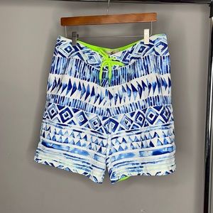 Hollister, Medium, Blue/White pattern